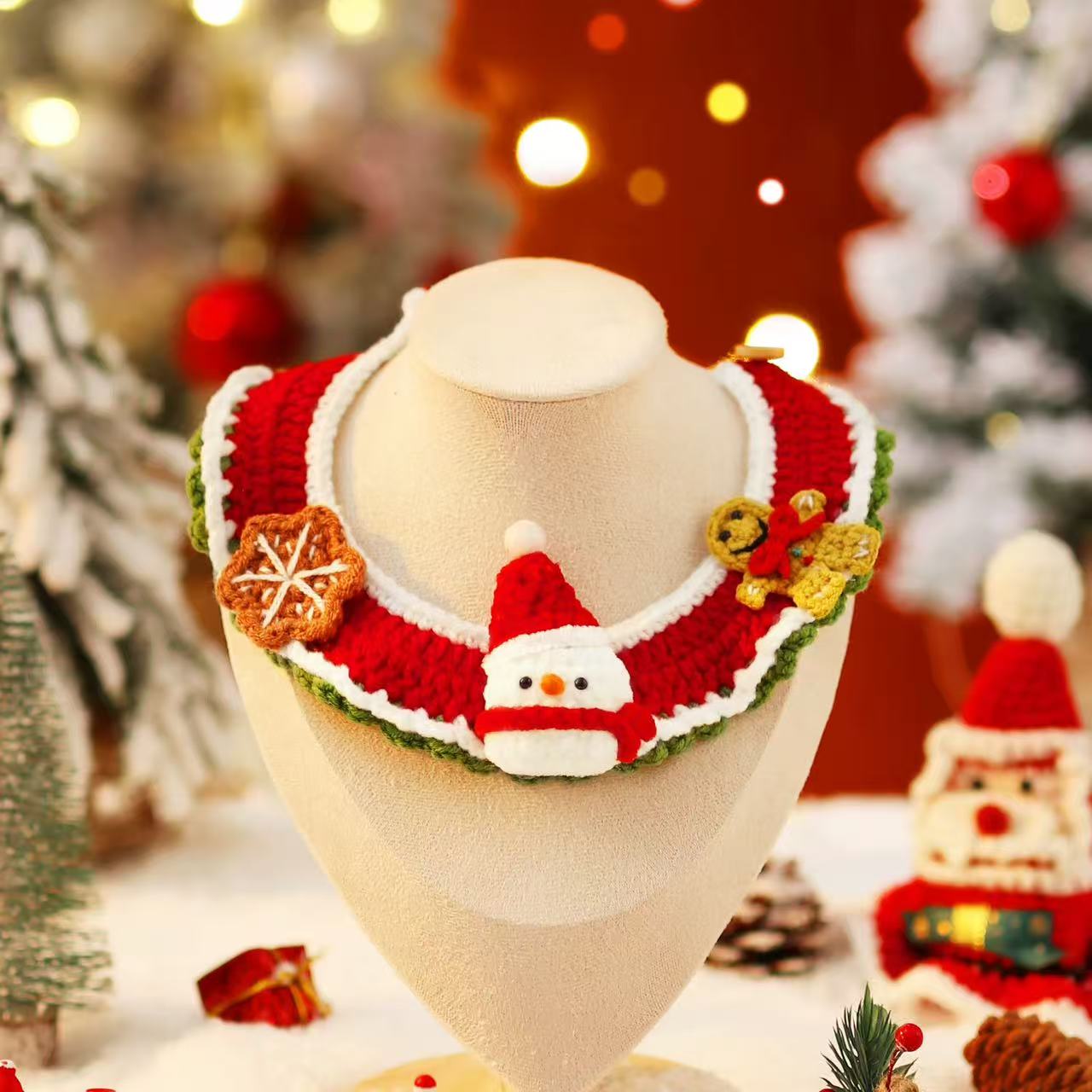 Christmas Knitted Scarf - Pet