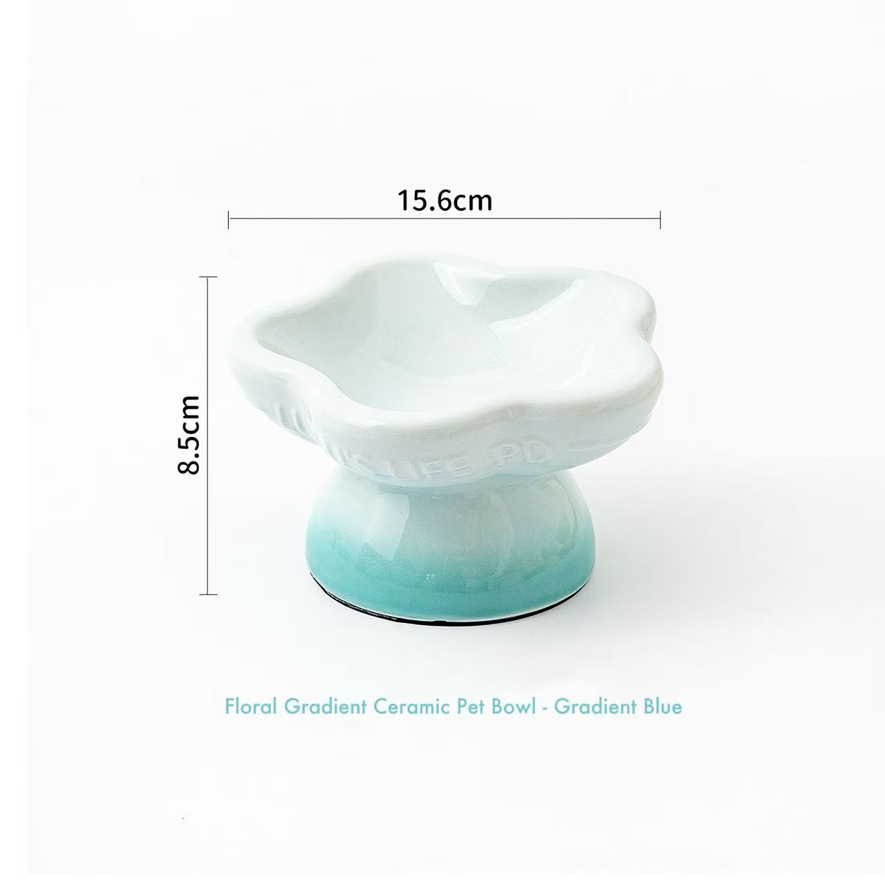 Pet-themed Gradient Stem Bowl - Ceramic