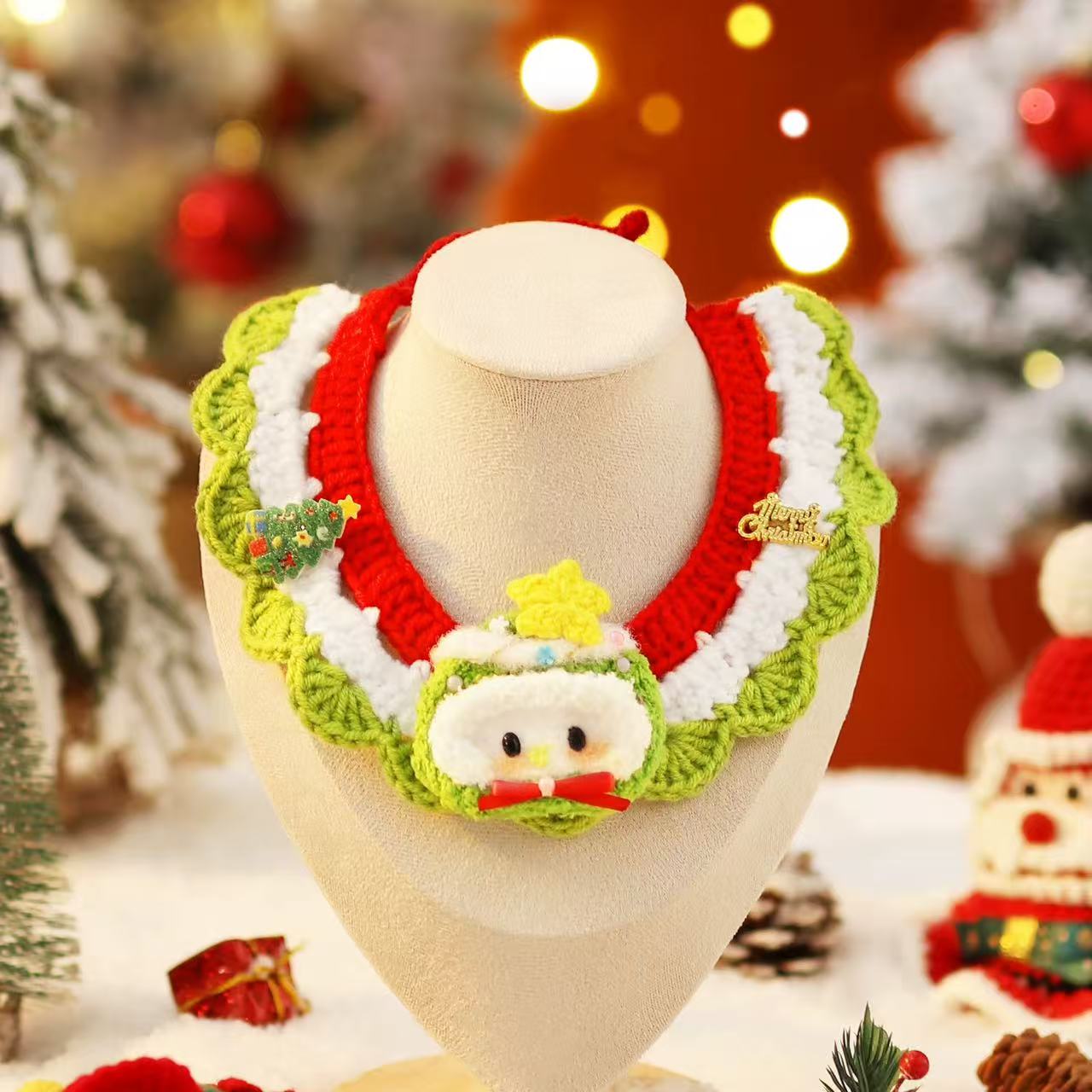 Christmas Knitted Scarf - Pet