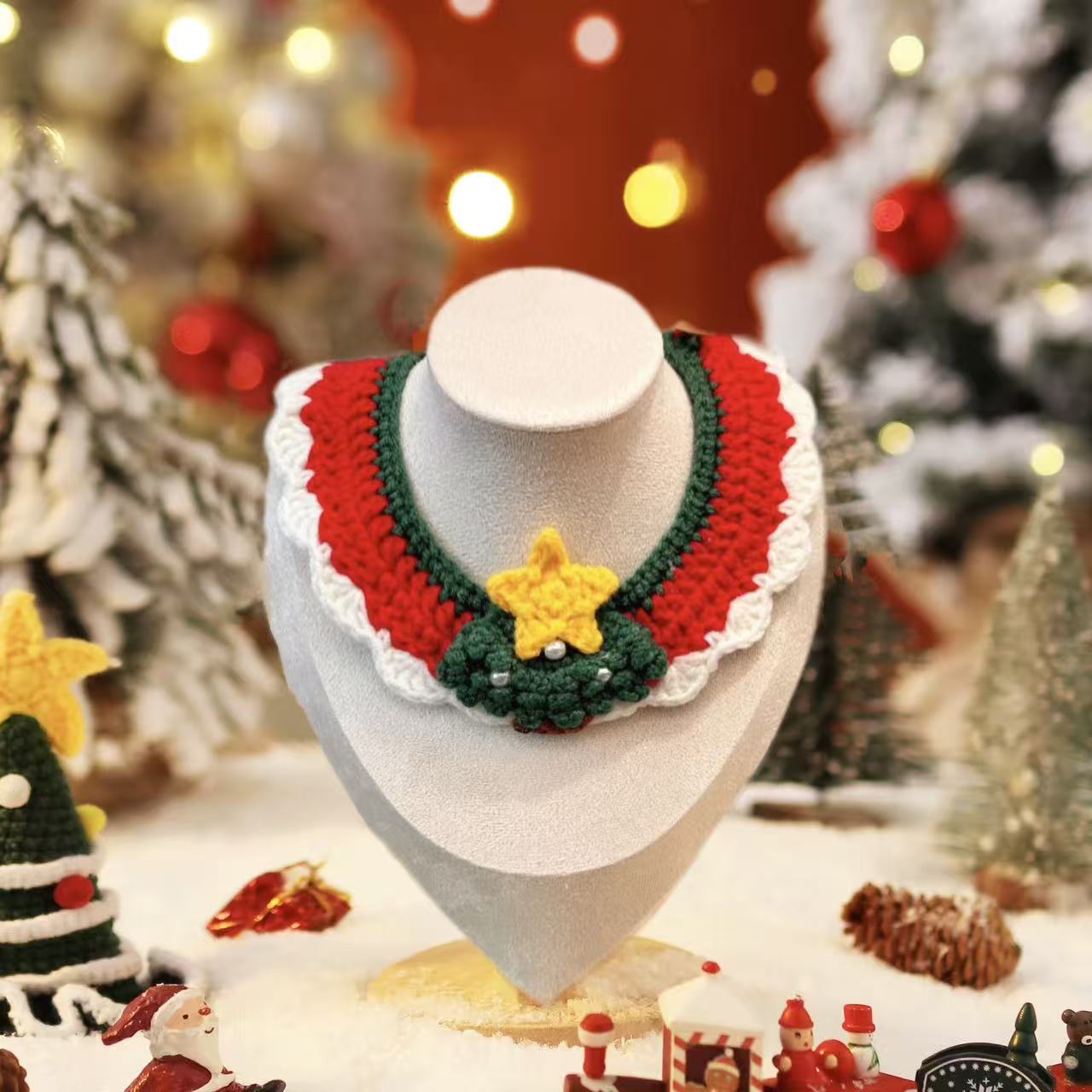 Christmas Knitted Scarf - Pet