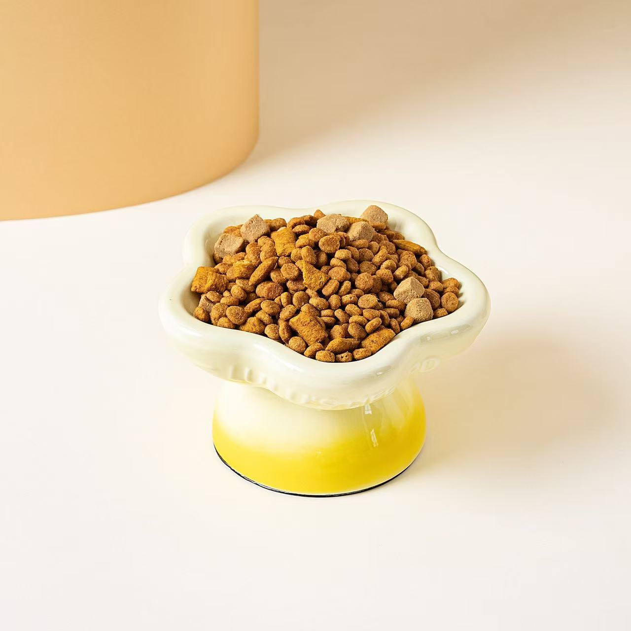 Pet-themed Gradient Stem Bowl - Ceramic