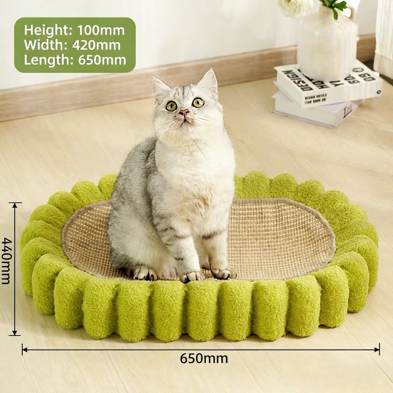 Hemp mat - cat scratching board