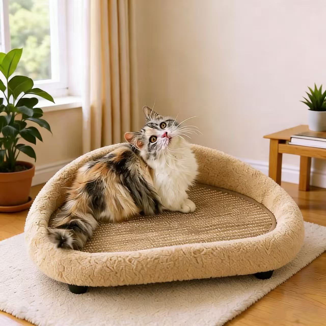 Cat Scratching Board — Integrated Sisal Cat Bed