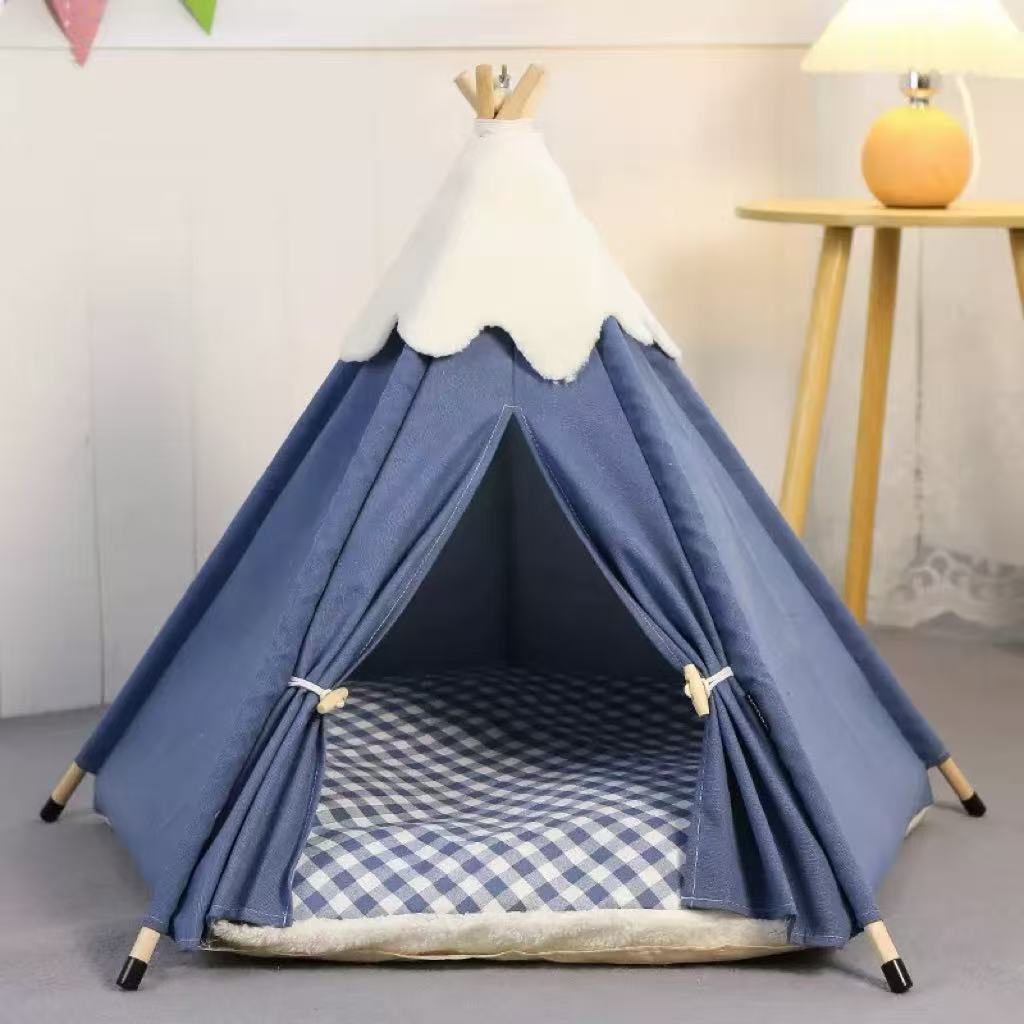 Pet Tent Bed — Removable, Washable, and Foldable