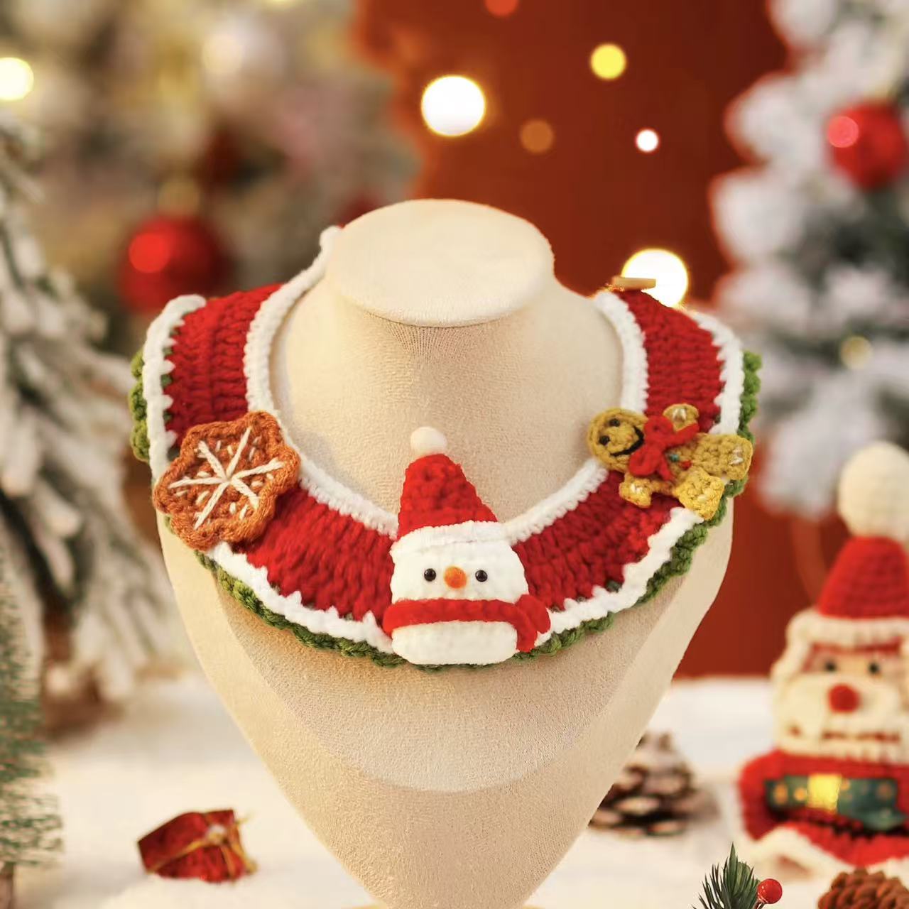 Christmas Knitted Scarf - Pet