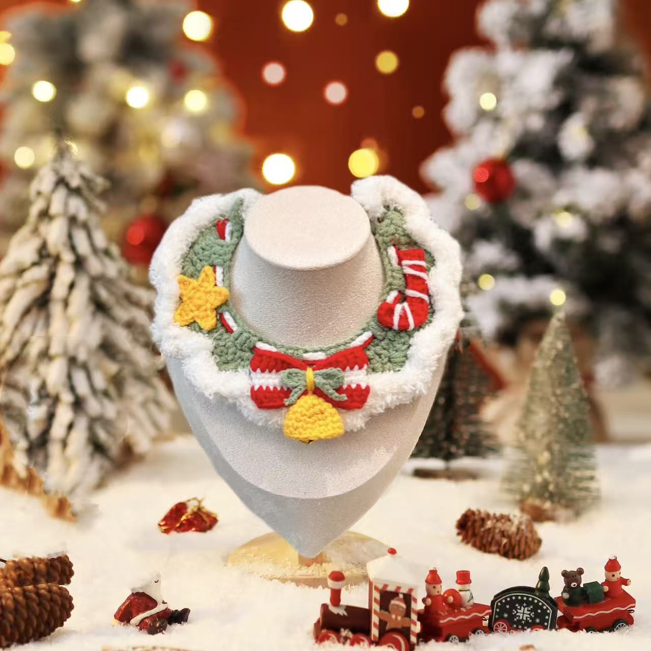 Christmas Knitted Scarf - Pet