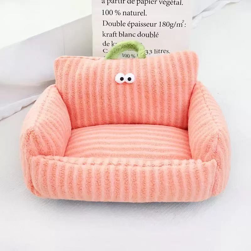 Macaron-colored dog kennel