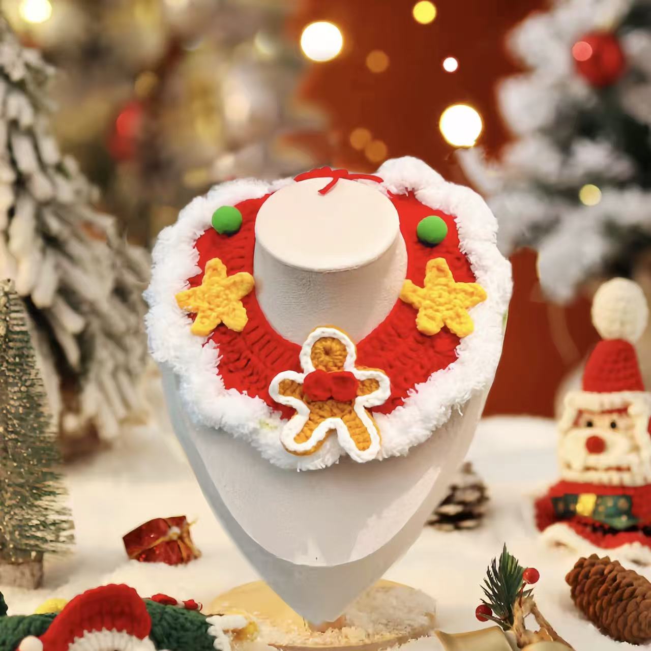 Christmas Knitted Scarf - Pet