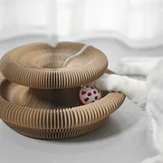 Magic Accordion Cat Scratching Board with Play Ball