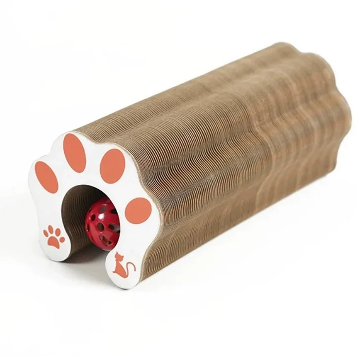 Magic Accordion Cat Scratching Board with Play Ball