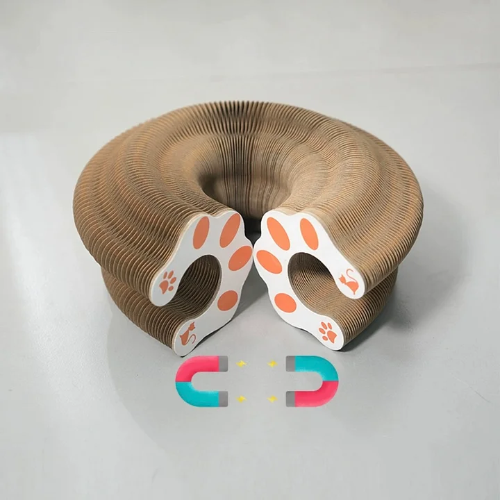 Magic Accordion Cat Scratching Board with Play Ball