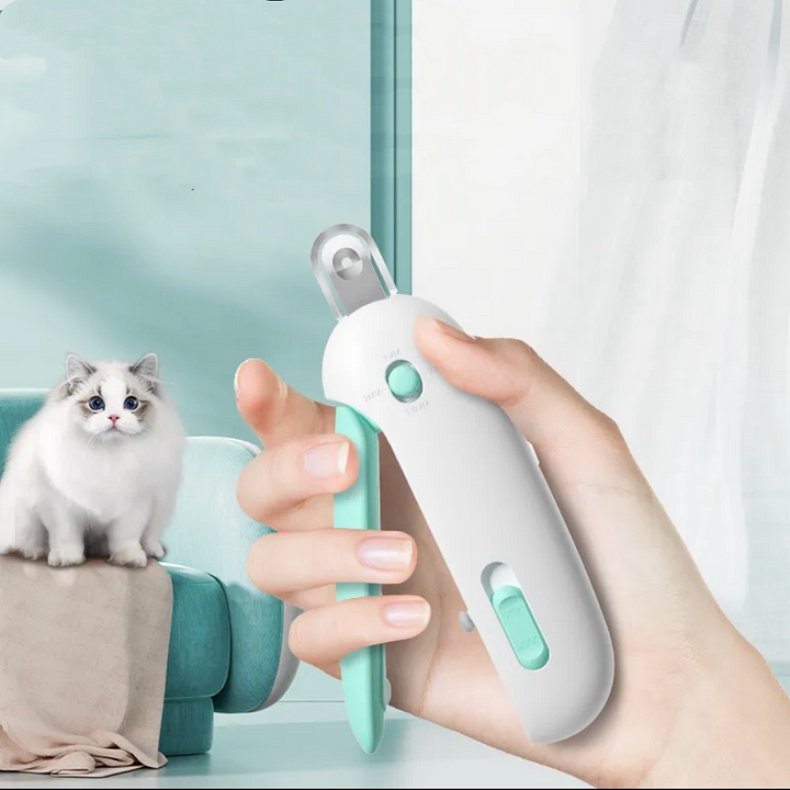 Professional pet nail clippers with adjustable aperture to avoid injuring your furry friend.