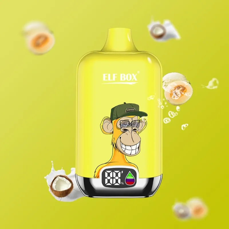 ELF BOX Digital 12000 Puffs Disposable Vape | Mesh Coil | LED Display | 0% 2% 3% 5% Nicotine Wholesale - CloudovaVape