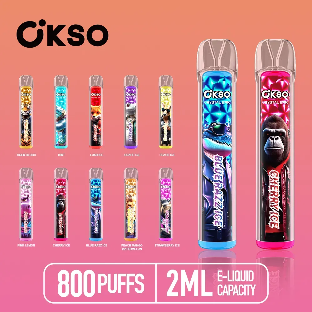 OKSO Crystal Bar 800 Disposable Vape