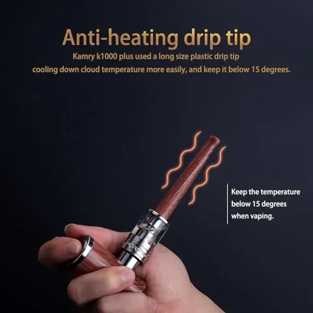 kamry k1000 Plus Wood black Color e-cig Pipe (Mouthpiece)