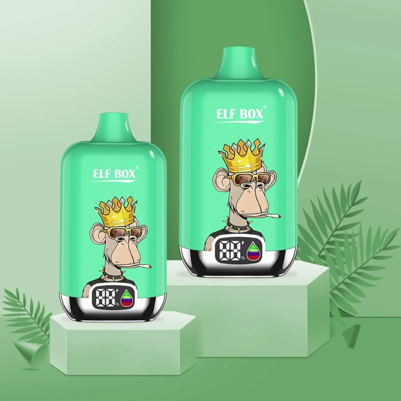 ELF BOX Digital 12000 Puffs Disposable Vape | Mesh Coil | LED Display | 0% 2% 3% 5% Nicotine Wholesale - CloudovaVape