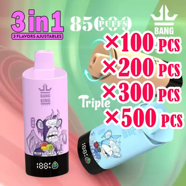 Bang King Triple 85000 puffs 3-in-1 Disposable Vape, Large-Volume Wholesale