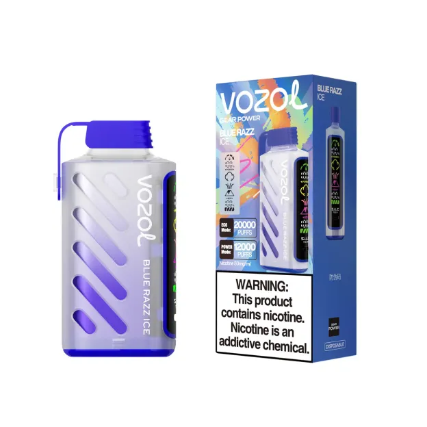 VOZOL Gear Power 20K Puffs Disposable Vape | 20000 Puffs, Rechargeable 650mAh Battery, Smart LED Display & Dual Power Modes | Wholesale - CloudovaVape