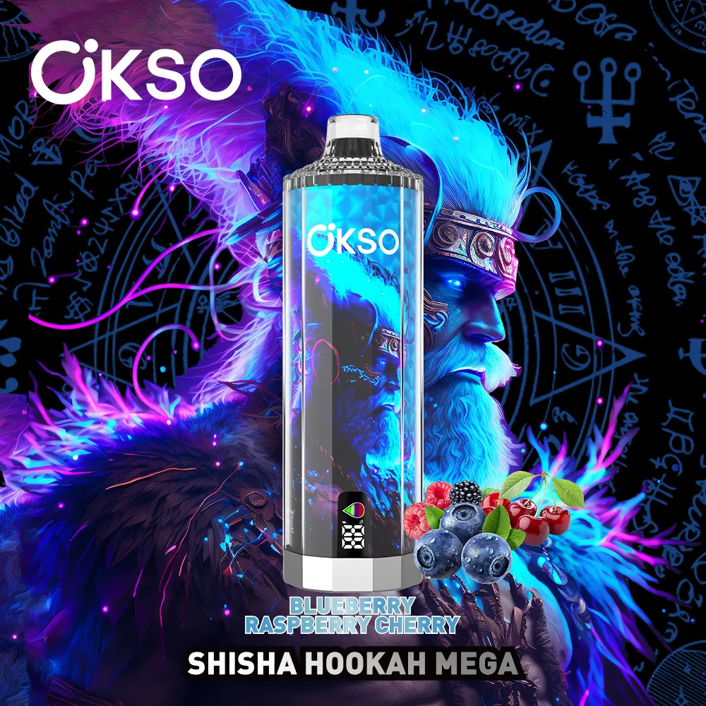 OKsO Shisha Hookahmega 50k Disposable Vape 50000 Puffs Triple Mesh Coil