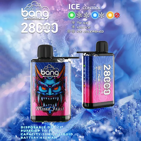Bang 28000 Ice Disposable Vape | 28K Puffs Vape - CloudovaVape