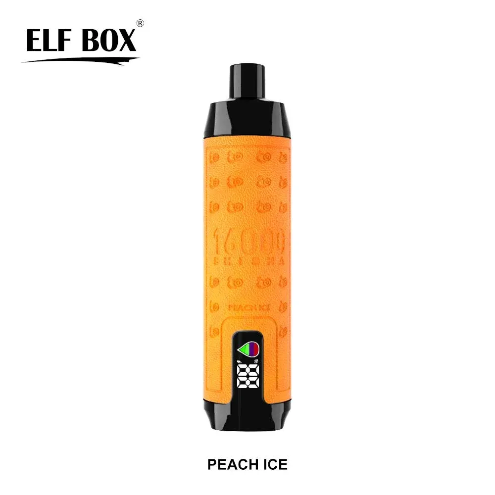 ELF BOX SHISHA 16000 Puffs Disposable Vape Pen | Mesh Coil | LED Display | Adjustable Airflow | 0% 2% 3% 5% Nicotine Wholesale - CloudovaVape