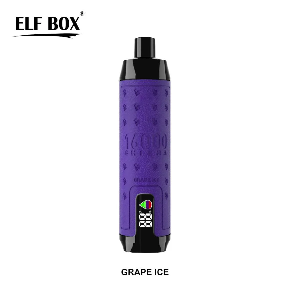 ELF BOX SHISHA 16000 Puffs Disposable Vape Pen | Mesh Coil | LED Display | Adjustable Airflow | 0% 2% 3% 5% Nicotine Wholesale - CloudovaVape