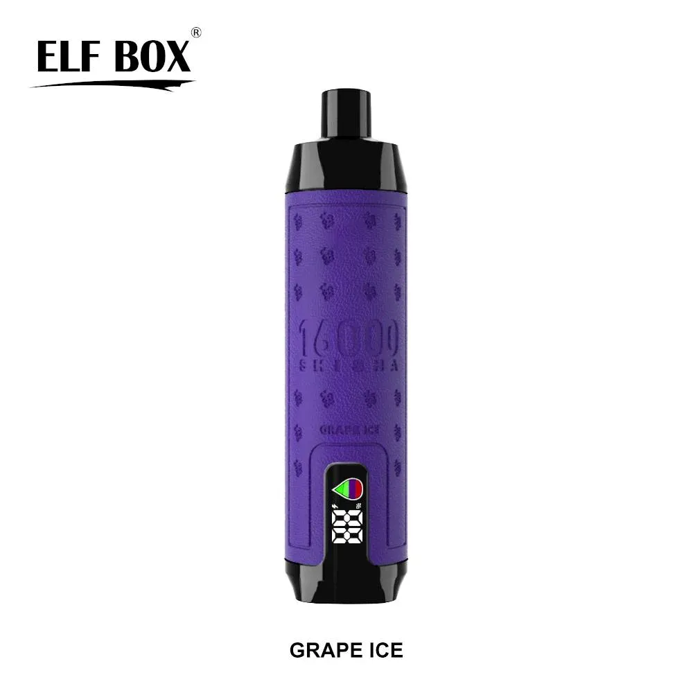 ELF BOX SHISHA 16000 Puffs Disposable Vape Pen | Mesh Coil | LED Display | Adjustable Airflow | 0% 2% 3% 5% Nicotine Wholesale - CloudovaVape