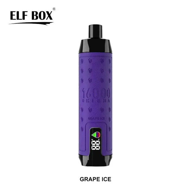 ELF BOX SHISHA 16000 Puffs Disposable Vape Pen | Mesh Coil | LED Display | Adjustable Airflow | 0% 2% 3% 5% Nicotine Wholesale - CloudovaVape