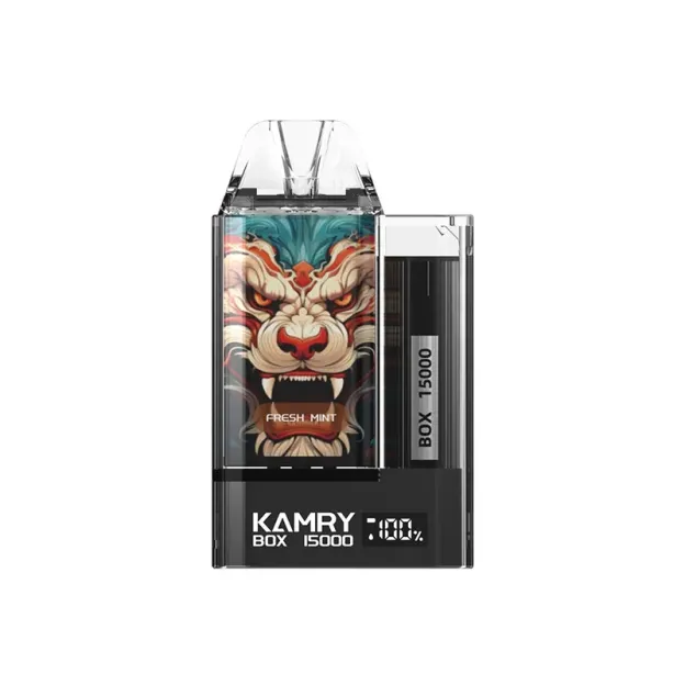 Kamry Box 15000 Puffs Disposable Vape | Rechargeable 500mAh Battery & 30ml Pod | 20mg & 50mg Nicotine Salt | CloudovaVape