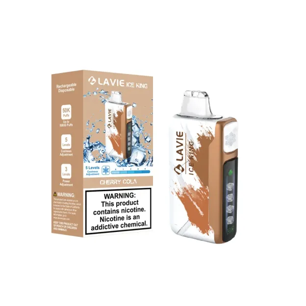 Lavie Ice King 50000 Puffs Disposable Vape | 850mAh Rechargeable Battery | 5% Nicotine | 5-Level Cooling Control - CloudovaVape
