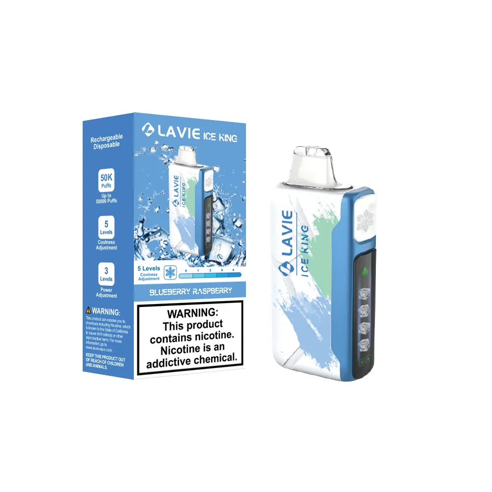 Lavie Ice King 50000 Puffs Disposable Vape | 850mAh Rechargeable, 5% Nicotine Salt