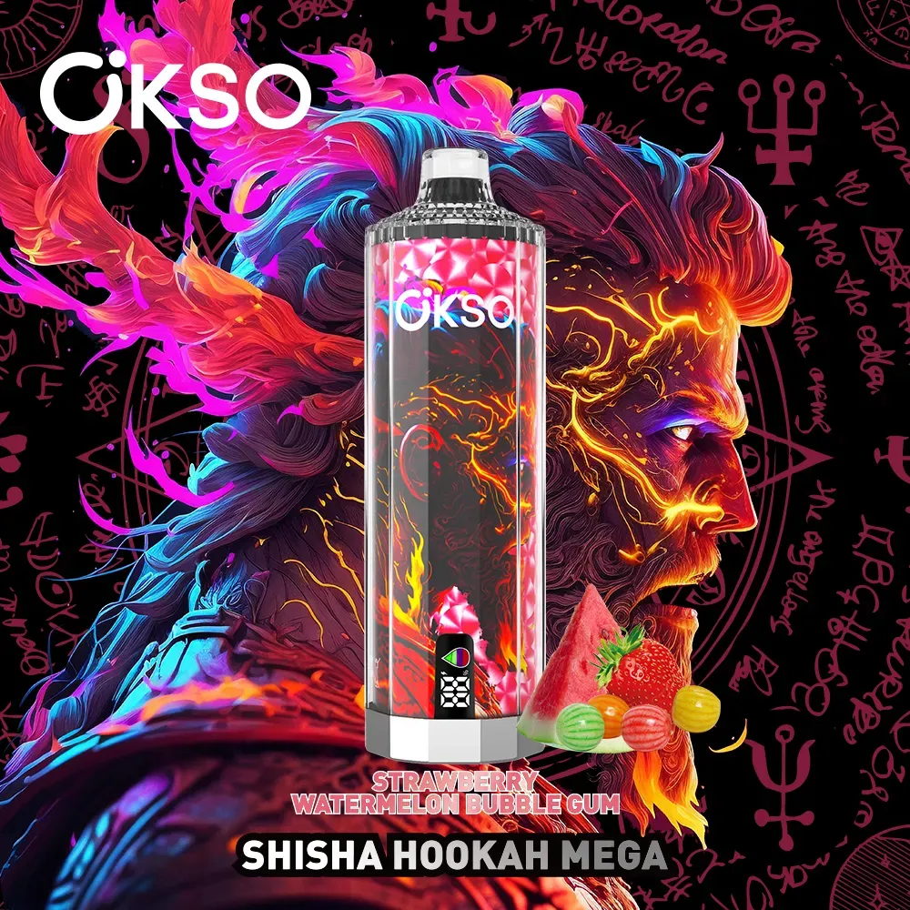 OKsO Shisha Hookahmega 50k Disposable Vape 50000 Puffs Triple Mesh Coil
