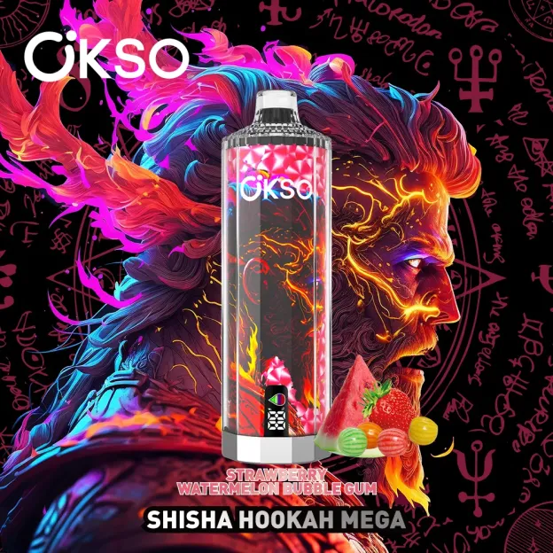 OKsO Shisha Hookahmega 50k Disposable Vape 50000 Puffs Triple Mesh Coil