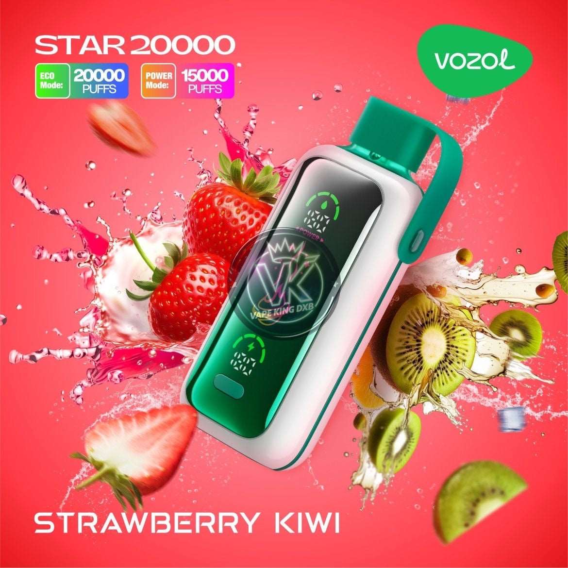Vozol Star 20000 Puffs Disposable Vape | Dual Mesh Coil | Rechargeable Vape with Mirror Screen & Dual Mode | Wholesale - CloudovaVape