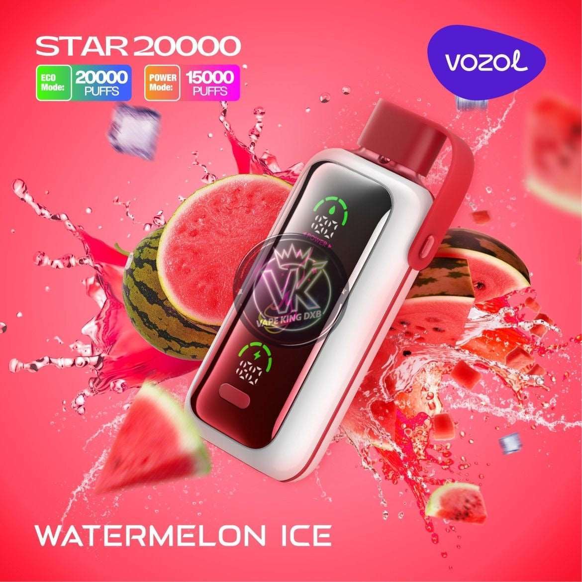 Vozol Star 20000 Puffs Disposable Vape | Dual Mesh Coil | Rechargeable Vape with Mirror Screen & Dual Mode | Wholesale - CloudovaVape