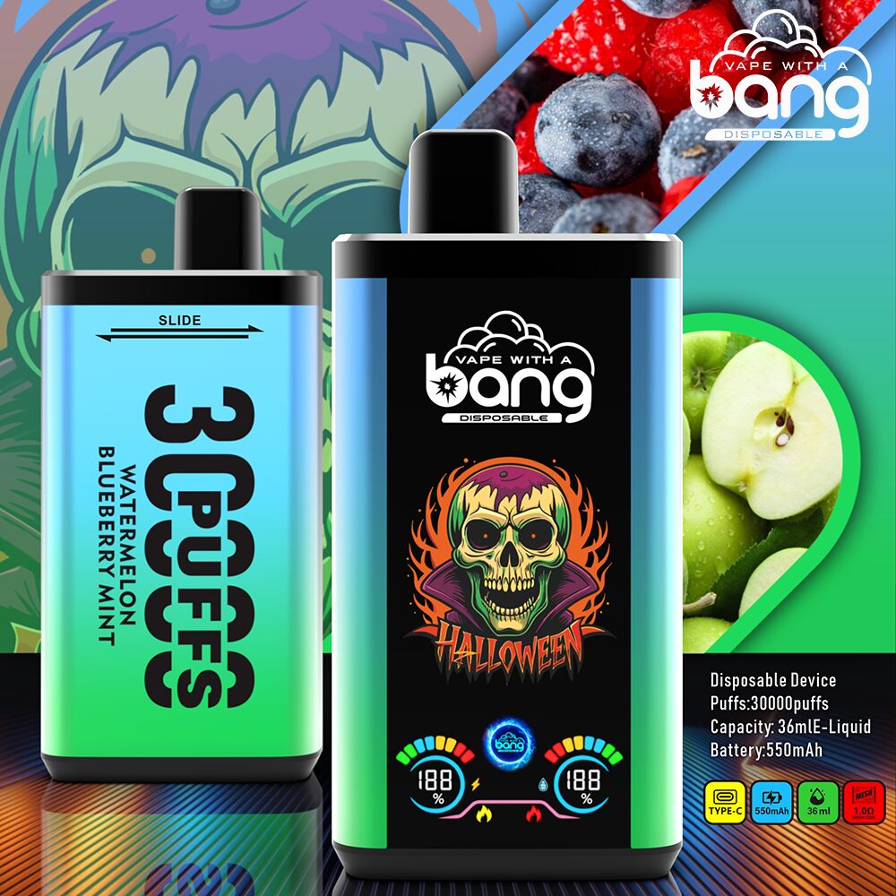 Bang 30K Pro Disposable Vape – 30,000 Puffs with Dual-Flavor Switching