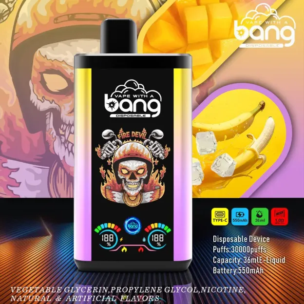 Bang 30K Pro Disposable Vape – 30,000 Puffs with Dual-Flavor Switching