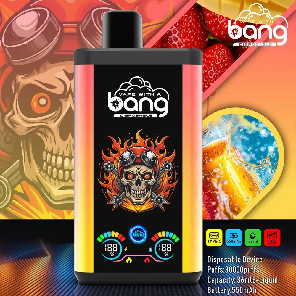 Bang 30K Pro Disposable Vape – 30,000 Puffs with Dual-Flavor Switching