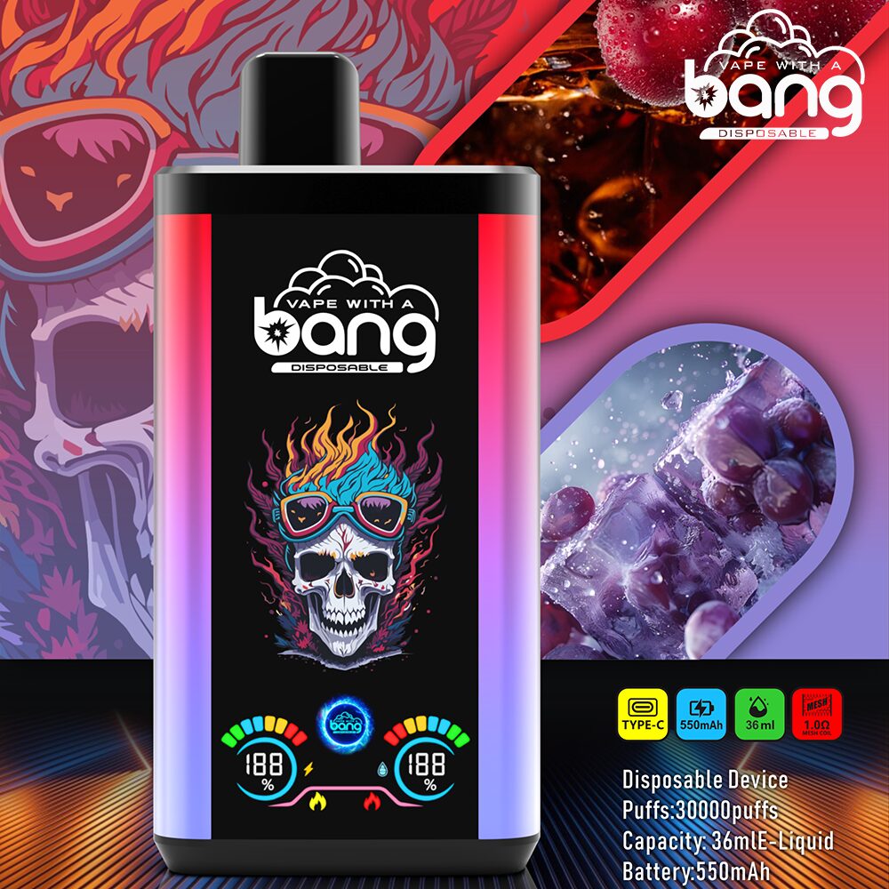 Bang 30K Pro Disposable Vape – 30,000 Puffs with Dual-Flavor Switching