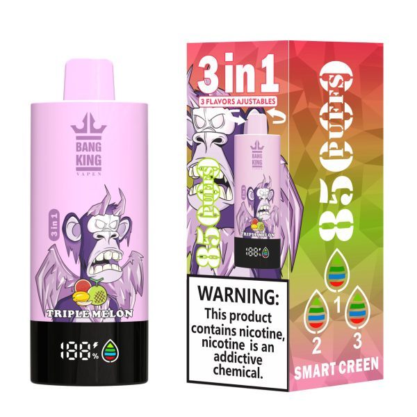 Bang King Triple 85000 puffs 3-in-1 Disposable Vape. Cash on delivery!