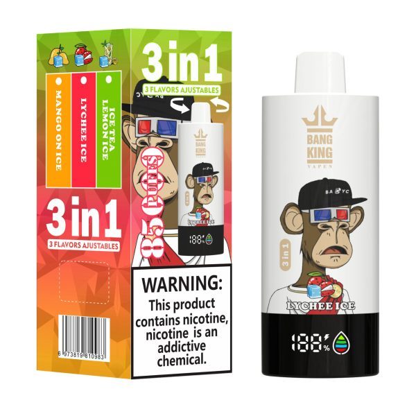 Bang King Triple 85000 puffs 3-in-1 Disposable Vape. Cash on delivery!
