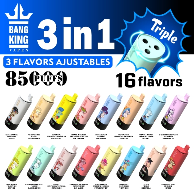 Bang King Triple 85000 puffs 3-in-1 Disposable Vape. Cash on delivery!