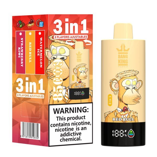 Bang King Triple 85000 puffs 3-in-1 Disposable Vape. Cash on delivery!