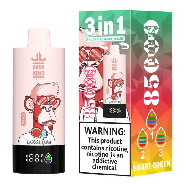 Bang King Triple 85000 puffs 3-in-1 Disposable Vape. Cash on delivery!