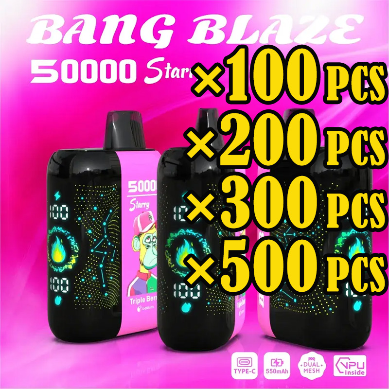 Bang Blaze 50000 Puffs – Starry Screen Disposable Vape, Large-Volume Wholesale