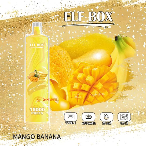 ELF BOX LS15000 Puff Shisha Hookah Disposable Vape | 0% 2% 5% Nicotine | 600mAh Rechargeable Mesh Coil | Wholesale - CloudovaVape