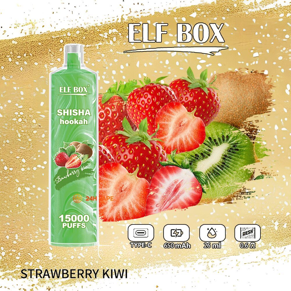 ELF BOX LS15000 Puff Shisha Hookah Disposable Vape | 0% 2% 5% Nicotine | 600mAh Rechargeable Mesh Coil | Wholesale - CloudovaVape