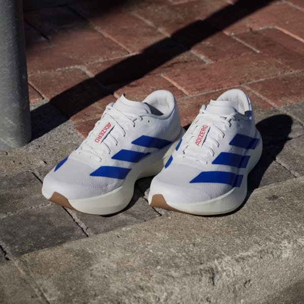 ADIthtDAS  Athtdizero Shoes-Cloud White / Royal Blue / Pure Ruby