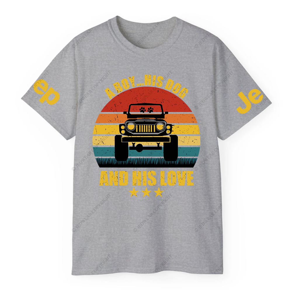 A Boy His Dog And His Love T-Shirt
