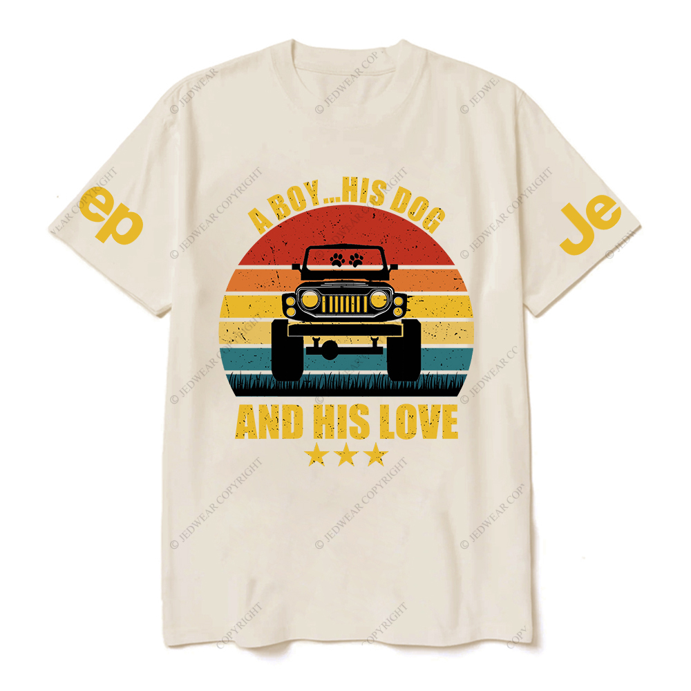 A Boy His Dog And His Love T-Shirt